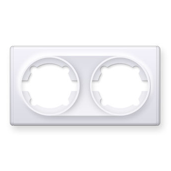 Рамка 2-я белая "Florence"