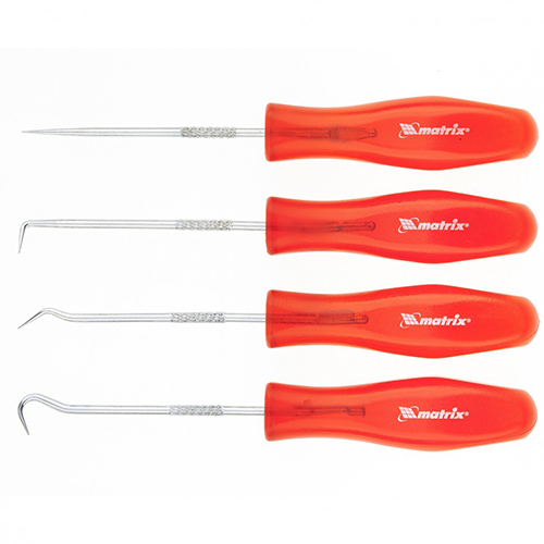 Набор крюков для слесарных работ, 4 шт. Matrix