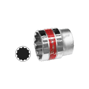 Головка "Matrix" торцевая двенадцатигранная, 8мм, 1/2"