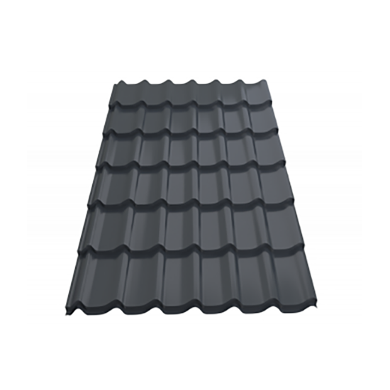 Профиль кровельный "Монтеррей" ПЮС, 3650*1180*0,45мм, "Графит"