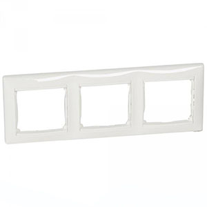 Рамка 3-ая, "Valena Legrand", белая, горизонтальная