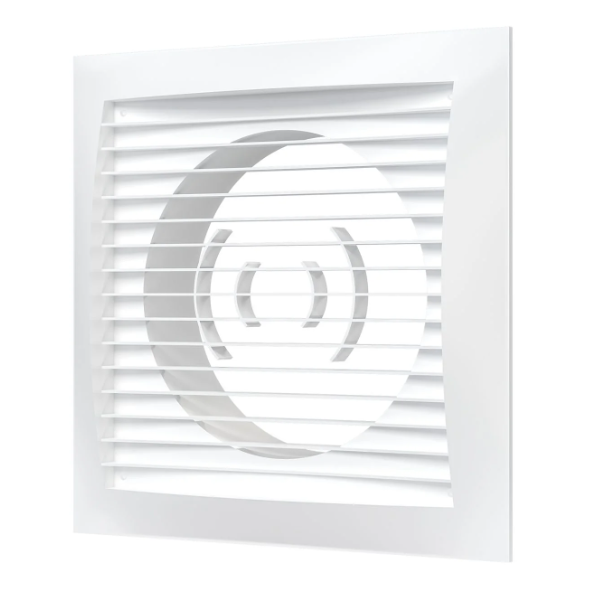 Решетка пластиковая вентиляционная 150*150 с фланцем d=100