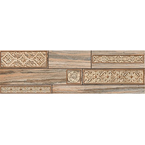 Бордюр керамический напольный &quot;BOSCO&quot; 500*150мм, коричневый