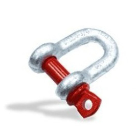 Скоба грузоподъемная прямого типа без гайки 0,5тн