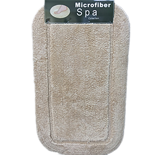 Коврик для ван. комн. “Lux Border” ПЛЮШ 60*100 (100% хлопок) Beige