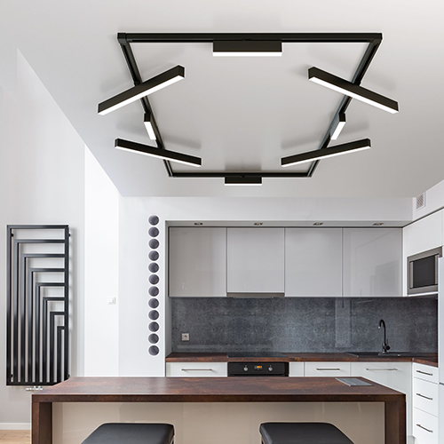 Светильник потолочный светодиодный X-Line черный матовый 20W 4200K LTB54