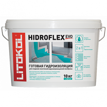 Мастика гидроизоляционная "Litokol Hidroflex", 10 кг