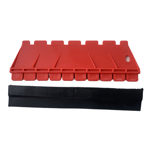 Зубчатый шпатель, многофункциональный пласт.180мм, Admiral