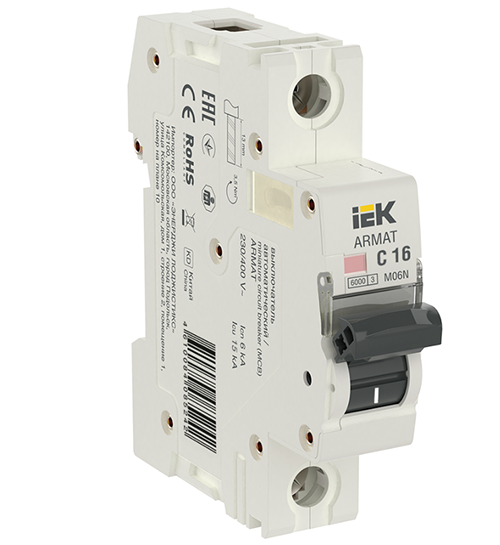 ARMAT Автоматический выключатель M06N 1P C 16А IEK