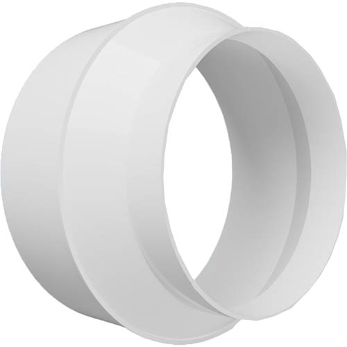 Редуктор для круглого воздуховода с круглым d=125/150 пластмассовый