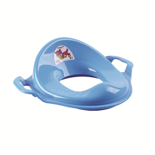 Адаптер детский с ручками под сиденье для унитаза, голубой