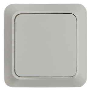 Выключатель 1-кл "IN HOME Bolleto", накладной, белый, 7021