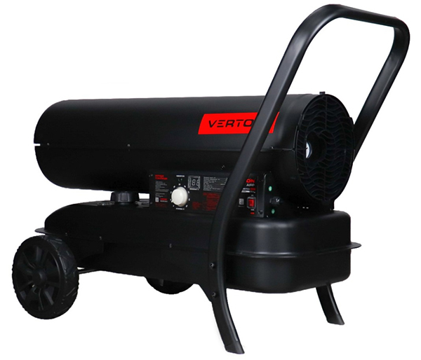 Пушка тепловая дизельная DH-50М, 48кВт, производ. 980м3/ч, расход топ. 3кг/ч, прямой нагрев, "Verton Air"