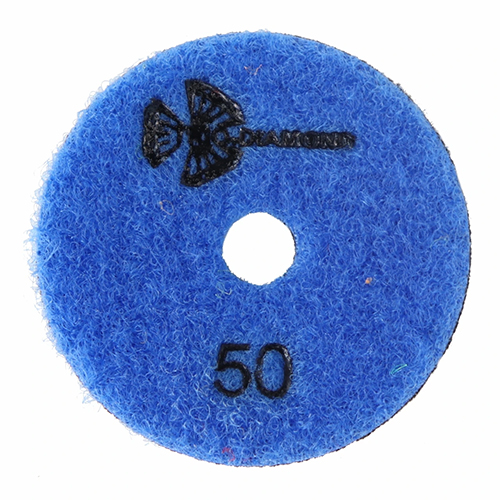 Алмазный гибкий шлифовальный круг "Черепашка" 50мм, № 50 (сухая шлифовка)