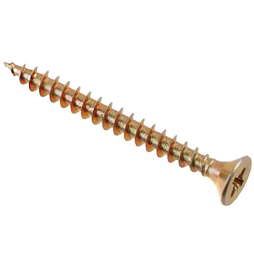 Саморез универсальный желтый цинк 3,5*25мм