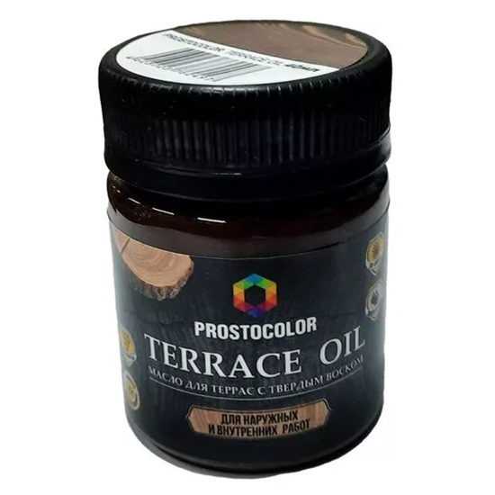 Масло для террас "PROSTOCOLOR", "Каштан", 0,04л, пробник