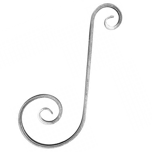 В6.1 Вензель 500х230мм, d15мм, труба профильная