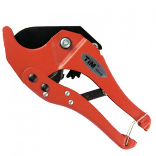 Ножницы "TIM" для резки металлопластиковой трубы до 42мм, красные, до 3мм