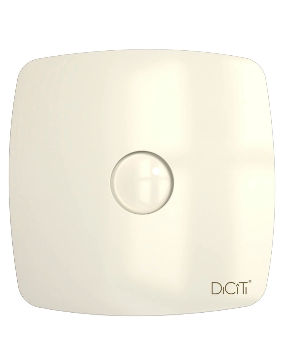 Вентилятор накладной RIO D100 обр.клапан Ivory DICITI