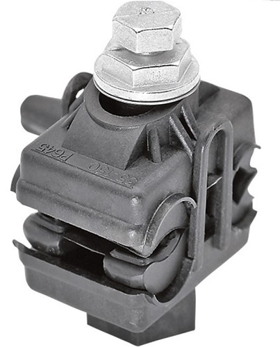 Изолированный прокалывающий зажим "P645", магистраль изолированный-35-150 Al/Cu; отпайка изолированный-10-35Al/Cu, "Нилед"