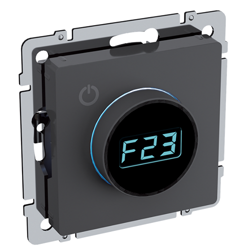 Термостат электронный "BRITE", с индикацией ТС10-1-БрГ, граф. "IEK"