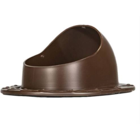 Элемент проходной пластиковый SPTS для фальцевой кровли, коричневый