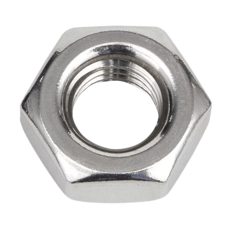 Гайка шестигр. из нержавеющей стали M16