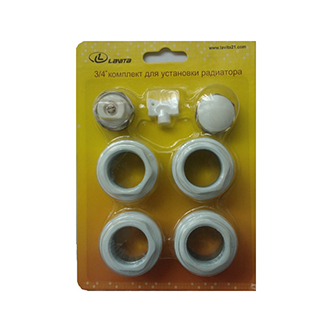 Набор комплектующих к радиатору универсальный 1/2", 7шт без кронштейнов