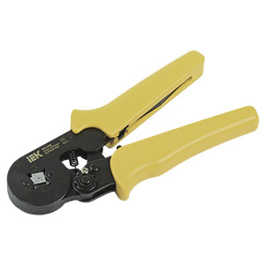 Клещи обжимные "ИЭК" квадрат 0,5-6,0мм "КО-04Е"