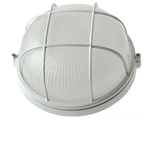 Светильник НПП 1102 белый/круг с решеткой 100Вт IP54 ИЭК