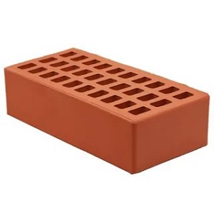 Кирпич облицовочный М175, Красный гладкий, 250*120*65,  ГОСТ 530-212