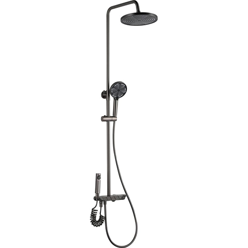 Душевой гарнитур &quot;Профсан&quot; для ванны c тропическим душем и гигиенической лейкой &quot;PSM-800-88GA&quot;, кнопочный