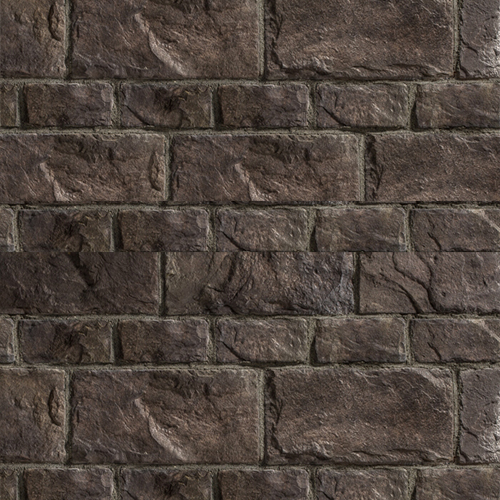 Искусственный камень Кирпич, Бут коричневый