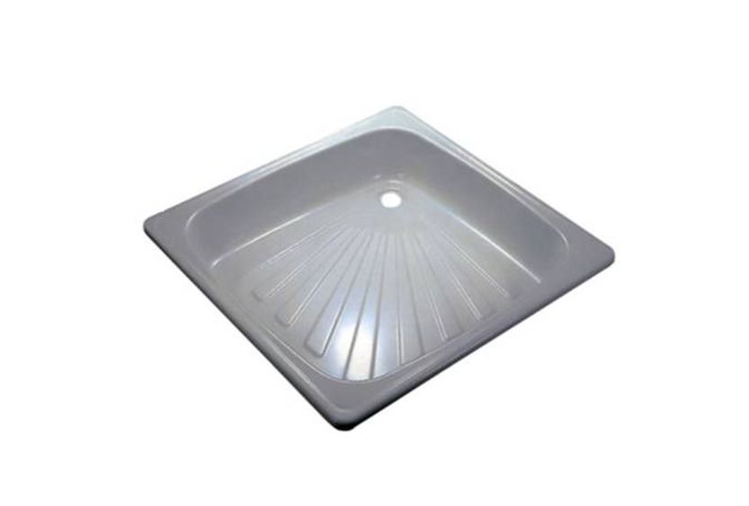 Душевой поддон стальной "Golden Frog" 700*700*130*1,0мм без ножек