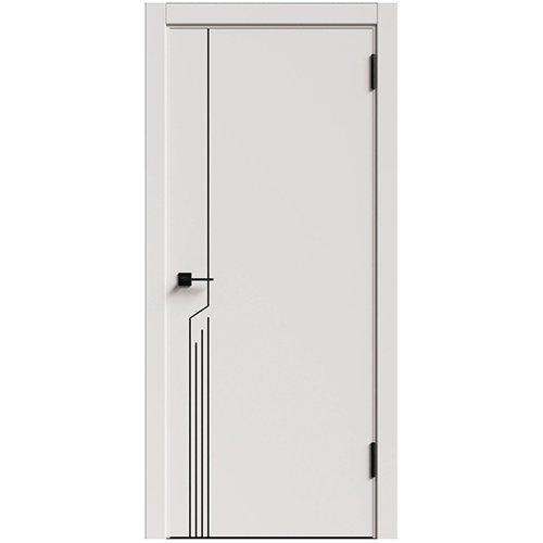 Дверное полотно "LI 2", 600*2000*38мм, глухое, "Пэт Патина"Дубрава-Сибирь