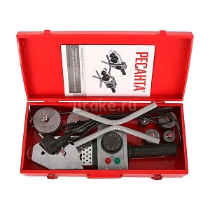 Комплект сварочного оборудования для PPR труб 20-63мм, 1000Вт в металлическом кейсе Ресанта