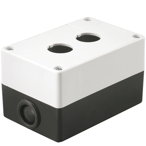 Корпус КП102, для кнопок 2места, белый "ИЭК"