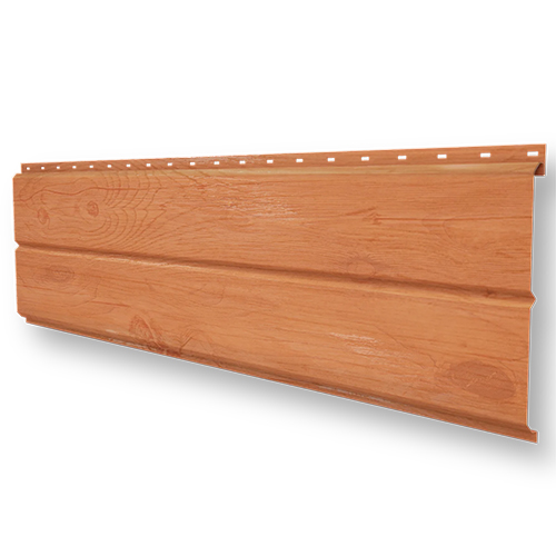 Сайдинг металлический "Евробрус" 4000*255(230)*0,45, золотой орех 3Д