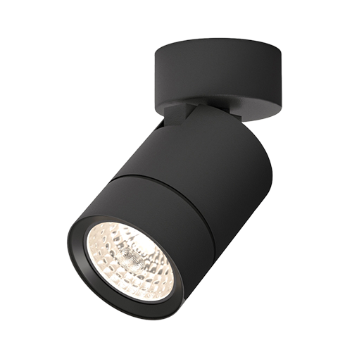 Светильник накладной поворотный Niro MR16, GU10 черный 25013/01