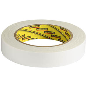 Скотч двусторонний Stayer "Профи", монтажный, на вспененной основе, белый, 19 мм*5м