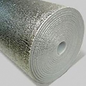 Теплоизоляция отражающая НПЭ с фольгой самоклеящаяся 3мм, 1*50м