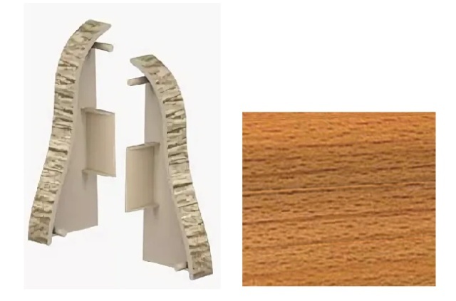 Заглушка левая/правая "Бук темный-50", 1уп (2шт)