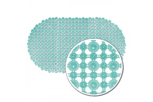 Коврик на присосках "Шарики" 70*40 см, зеленый, BR-7040