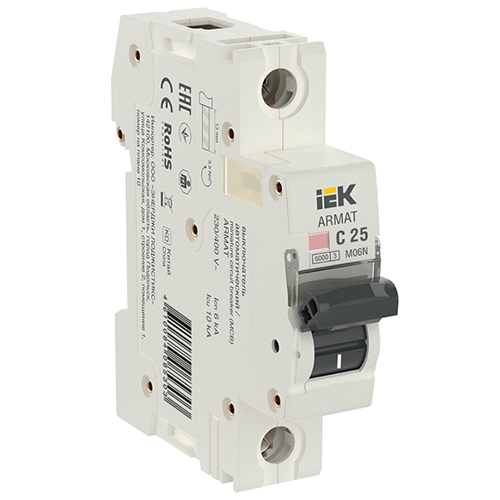 ARMAT Автоматический выключатель M06N 1P C 25А IEK