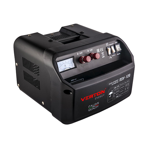 Пуско-зарядное устройство "Verton Energy" SC-120, напряжение 12/24В, 20-400Ач, 220В