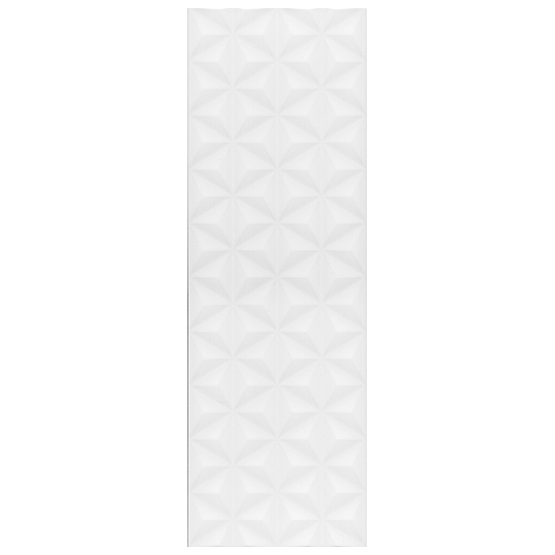 Плитка керамическая настенная &quot;Диагональ&quot;  250*750мм, белый структурный