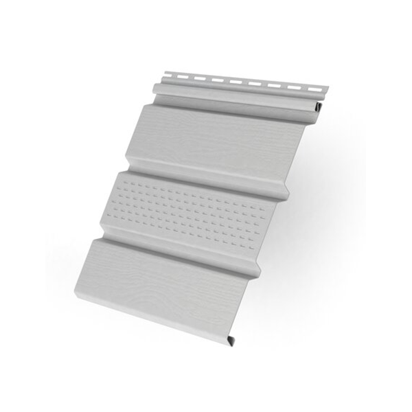 Софит Т4 частично перфорированный "Grand Line Standart" 3000*285(245)мм, белый