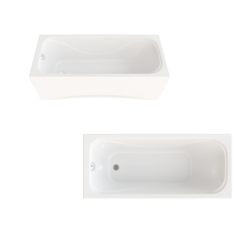 Ванна "Тритон" акриловая прямоугольная "Стандарт"1600*700*570мм