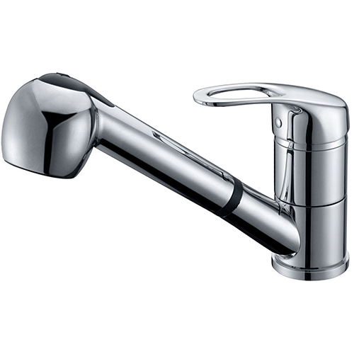 Смеситель &quot;Calorie 2025 А03&quot; одноручковый для кухни с вытяжной лейкой