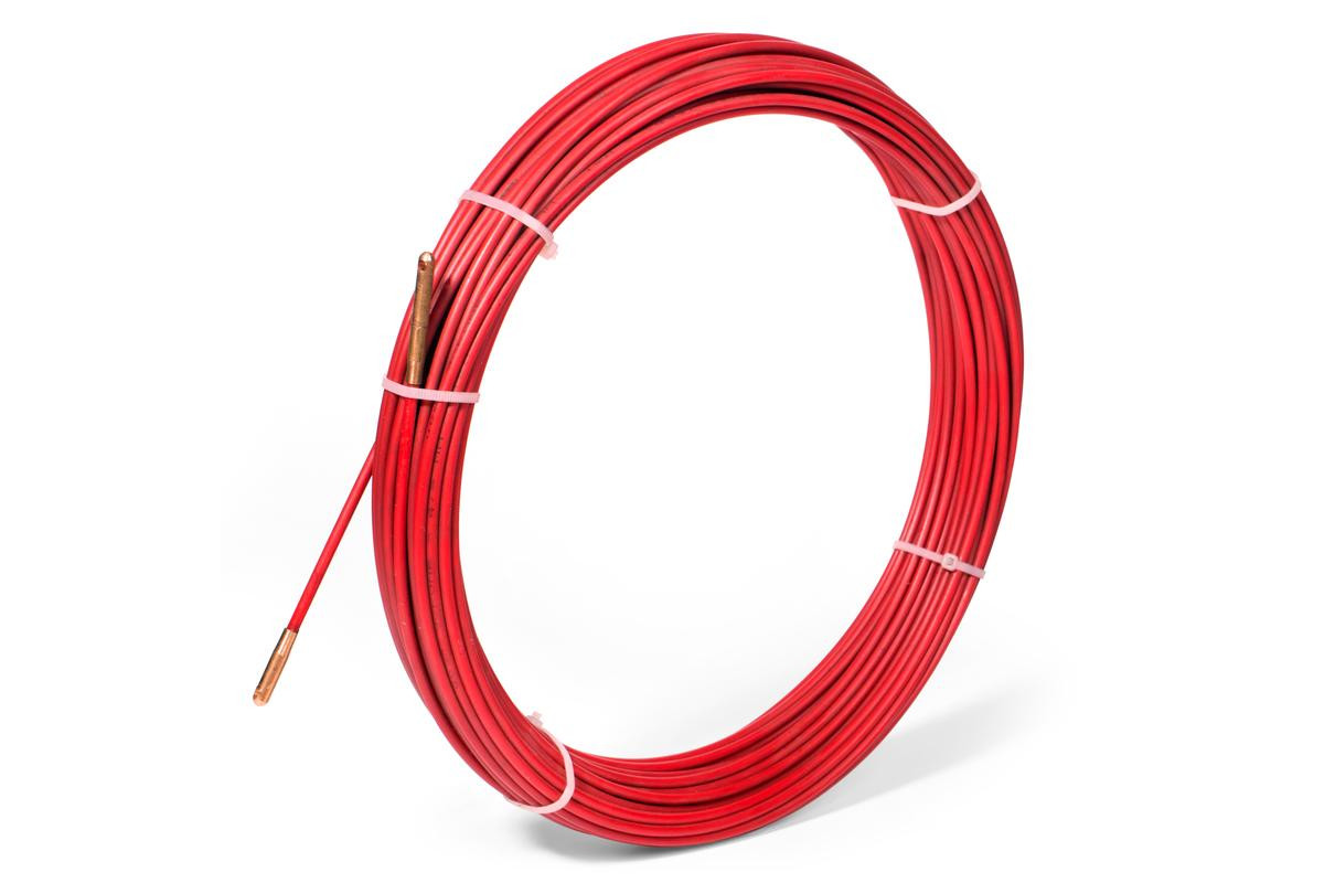 Протяжка-стеклопруток "Fortisflex  FGP-3.5/20 (кр)" в бухте 20м., без касеты